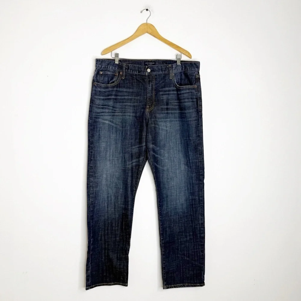 Lucky Brand 329 Men’s Classic Straight Jeans Blue Denim 40x32